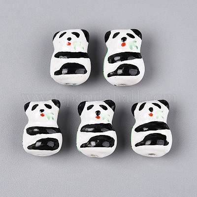 Фарфоровые бусины ручной работы PORC-T133-18-1