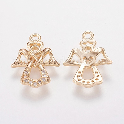 Латунные микро проложить кубического циркония подвески KK-I613-09KCG-1