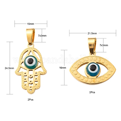 4 шт. 2 подвески из нержавеющей стали 304 STAS-LS0001-79G-1