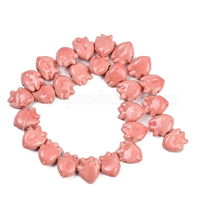 Фарфора ручной работы бисер нитей PORC-C007-01F-1