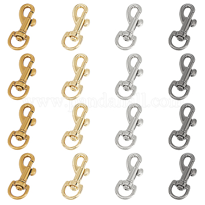 16 шт. 4-цветные карабины с поворотным рым-болтом из сплава FIND-WR0008-83-1