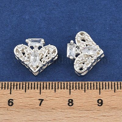 Многожильные звенья из латуни с паве из кубического циркония ZIRC-F145-09S-01-1