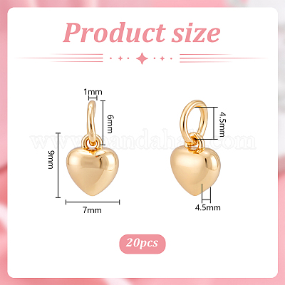 Латунные подвески с покрытием 20шт KK-PH0013-15-1