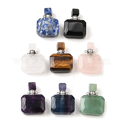 Подвески для флаконов с драгоценными камнями G-L623-11P-1