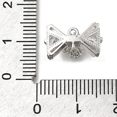 Латунные микро проложить кубического циркония подвески KK-U061-22P-1