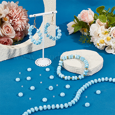 2 нить гальваника стеклянные бусины нити GLAA-PH0004-26B-1