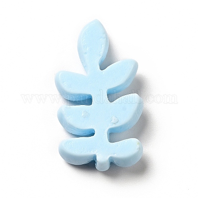 Кабошоны из непрозрачной смолы на тему весны RESI-B012-02G-1