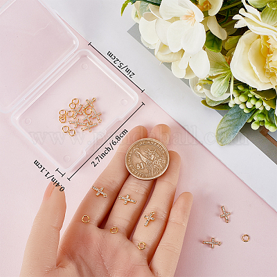 14 шт. подвески из кубического циркония KK-CN0002-82-1