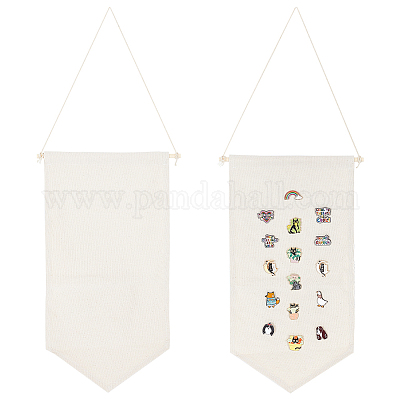 Настенная подвесная брошь из полиэстера HJEW-WH0071-11-1