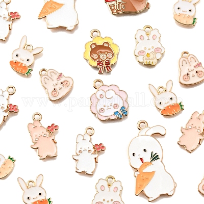 40 шт. Подвески из сплава с эмалью ENAM-FS0002-40-1