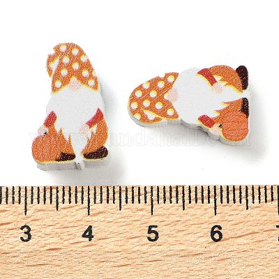 Perline di legno stampati&nbsp;WOOD-Z002-01G-1