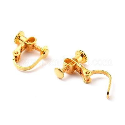 Латунный винт для фиксации на серьгах KK-L164-02G-1