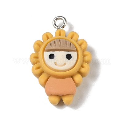 Подвески из непрозрачной смолы RESI-S403-05B-1