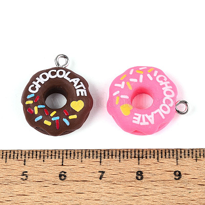 Подвески из непрозрачной смолы RESI-T059-11-1