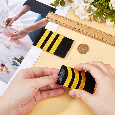 Погоны пилота из полиэстера DIY-WH0248-730B-1