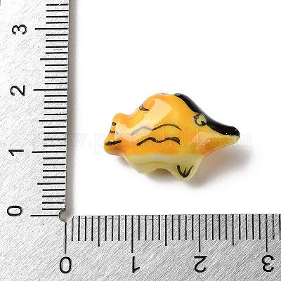 Фарфоровые бусины ручной работы PORC-Z006-04C-1