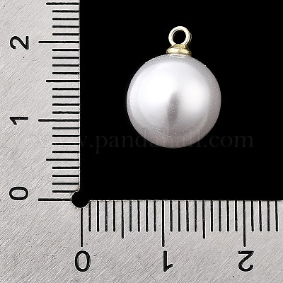 Подвески из АБС-пластика с жемчугом FIND-H052-01G-04G-1