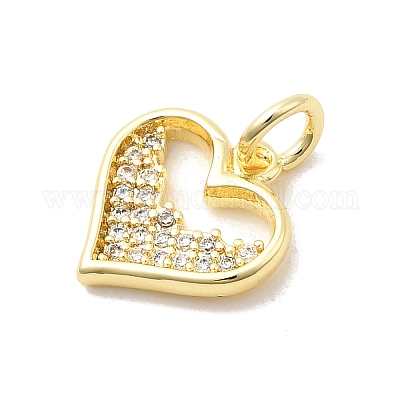 Латунные микро проложить кубического циркония подвески KK-C139-25C-G-1