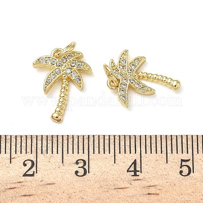 Латунные микро проложить кубического циркония подвески ZIRC-K070-38G-1