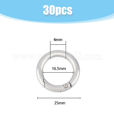 30 шт. пружинные кольца из цинкового сплава FIND-HY0001-69-1