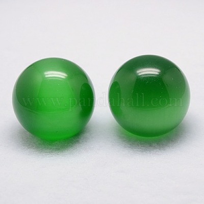 Кошачий глаз сфера шар дисплей украшение DJEW-D031-40mm-01-1