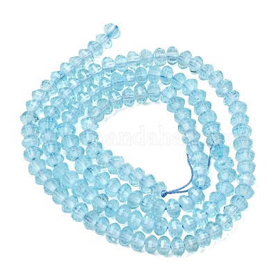 Natürliche blaue Topas-Perlenstränge&nbsp;G-K376-I07-3x4mm-1