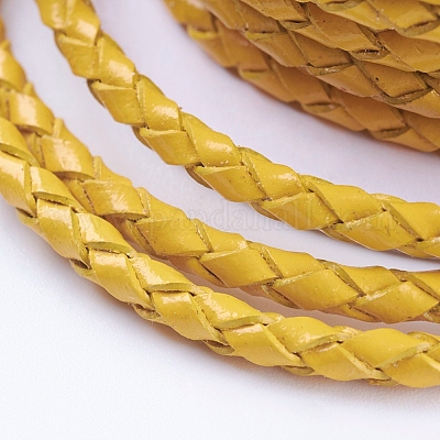 Круглые шнуры плетеный коровьей WL-L009-01Z-1