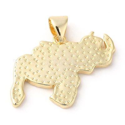 Эко-подвески с покрытием из латуни и эмали KK-R143-03D-1