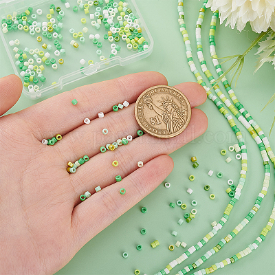 4 нитка бусин лэмпворк ручной работы LAMP-PH0001-35D-1