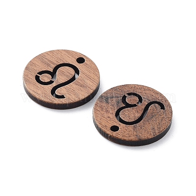 Подвески из орехового дерева WOOD-Q051-06G-1