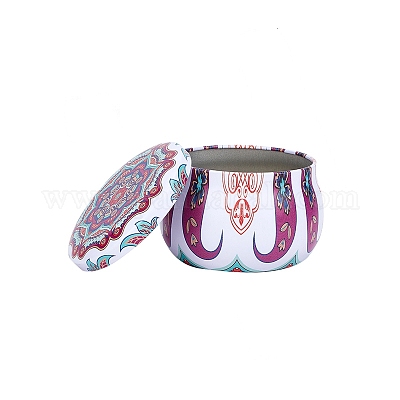 Печатная коробка для хранения жести CON-WH0082-009-1