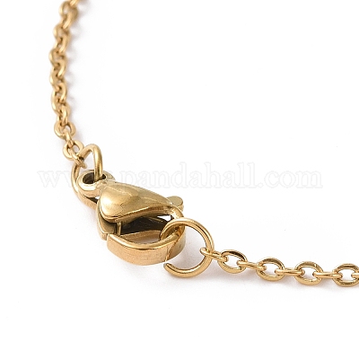 Комплект из серег-гвоздиков и ожерелья с подвеской в виде цветочного сердца из нержавеющей стали 304 с надписью «мама» AJEW-B019-09-1