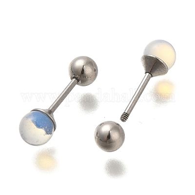 201 калибр берушей из нержавеющей стали EJEW-C118-08P-10-1