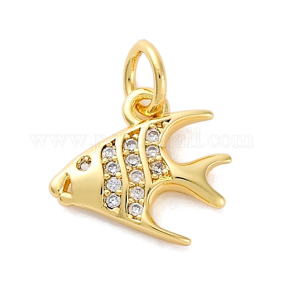 Латунные микро проложить кубического циркония подвески KK-S510-47G-01-1