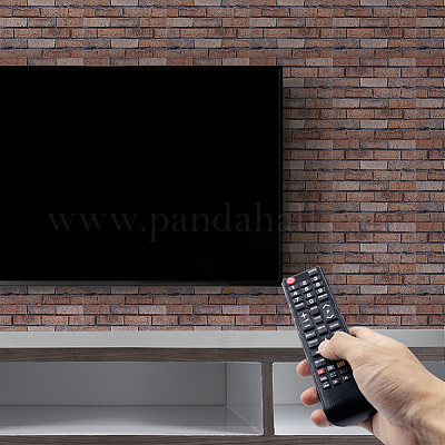 3d кирпичный узор ПВХ самоклеющиеся наклейки на стену DIY-WH0308-550A-1