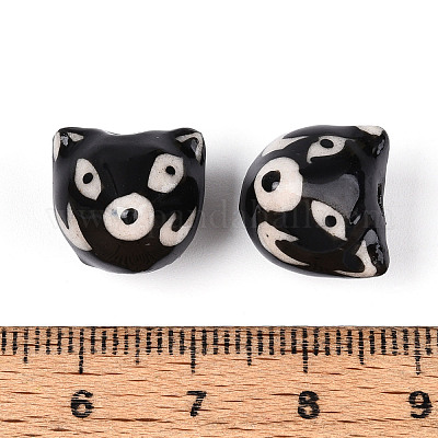 Фарфоровые бусины ручной работы PORC-T133-10-1