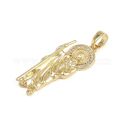 Латунные микро проложить кубического циркония подвески KK-D409-49G-01-1