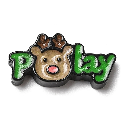 Кабошоны из непрозрачной рождественской смолы CRES-D015-01A-1