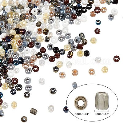 8/0 стакан бисер&nbsp;SEED-NB0001-12A-3mm-1