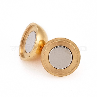 Круглые магнитные застежки из нержавеющей стали 304 с петлями STAS-N014-02-12mm-1