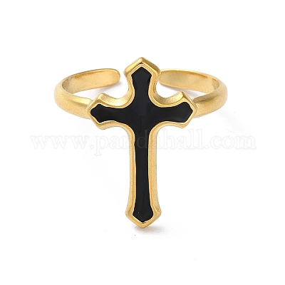 Кольца-манжеты из нержавеющей стали 304 с эмалевым покрытием RJEW-M171-27G-1