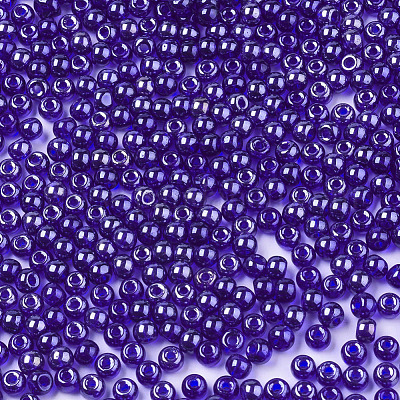 Прозрачные стеклянные бусины SEED-S040-08A-04-1