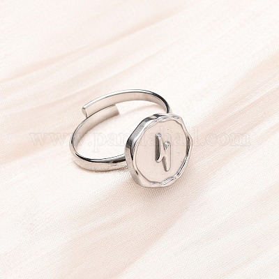 Кольца-манжеты из нержавеющей стали 304 для женщин RJEW-B136-04A-P-1