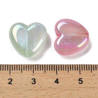 Светящиеся акриловые бусины с УФ-покрытием LACR-R001-12A-1