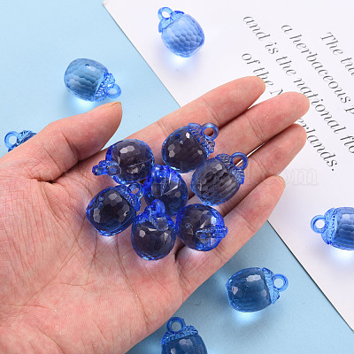 Осенняя тема прозрачные акриловые подвески TACR-T024-04B-940-1