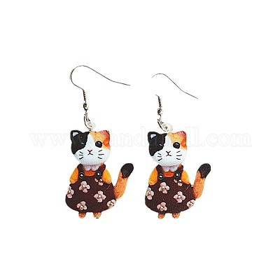 Pendientes colgantes de acrílico de Pascua&nbsp;FS-WG38FCF-05-1