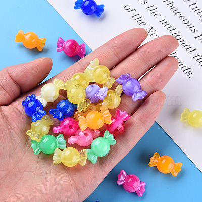 Акриловые бусины&nbsp;MACR-S375-004-1