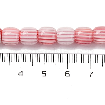 Бусы лэмпворк ручной работы LAMP-K041-01B-19-1