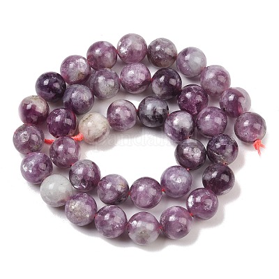 Натуральный лепидолит / пурпурный слюдяный камень бисер пряди G-G160-A01-02A-1