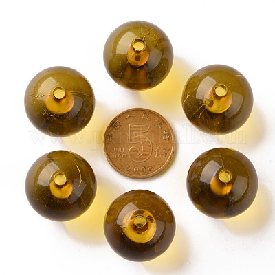 Прозрачные акриловые бусины&nbsp;MACR-S370-A20mm-737-1